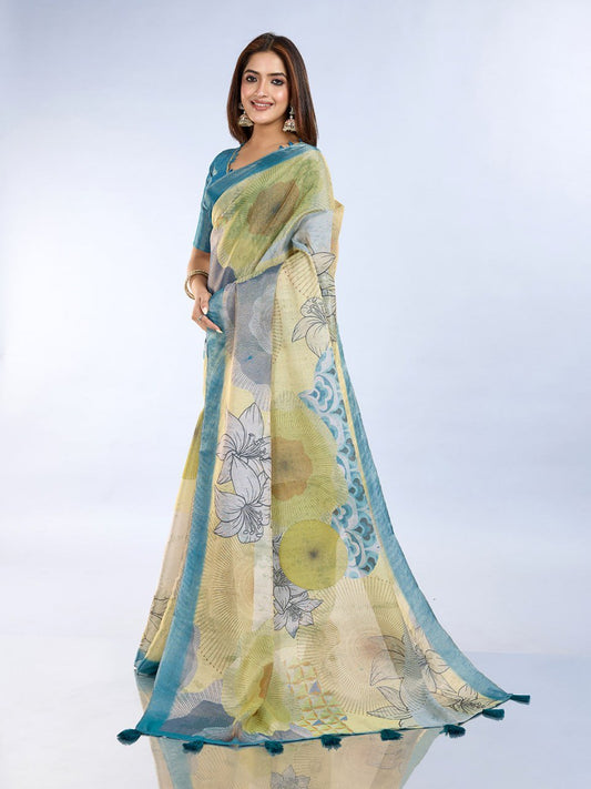Floral & Abstract Erode Anmol Silk Saree