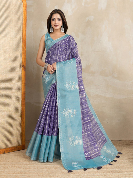 Elegant Dual-Tone Erode Anmol Silk Saree