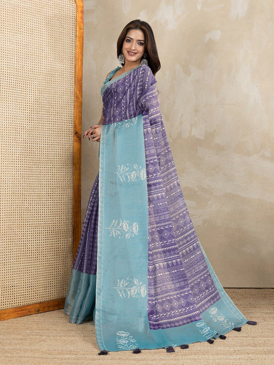 Elegant Dual-Tone Erode Anmol Silk Saree