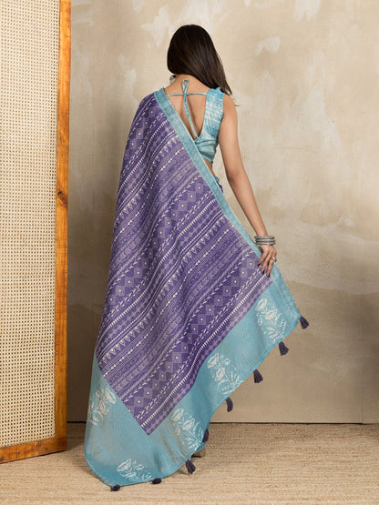 Elegant Dual-Tone Erode Anmol Silk Saree