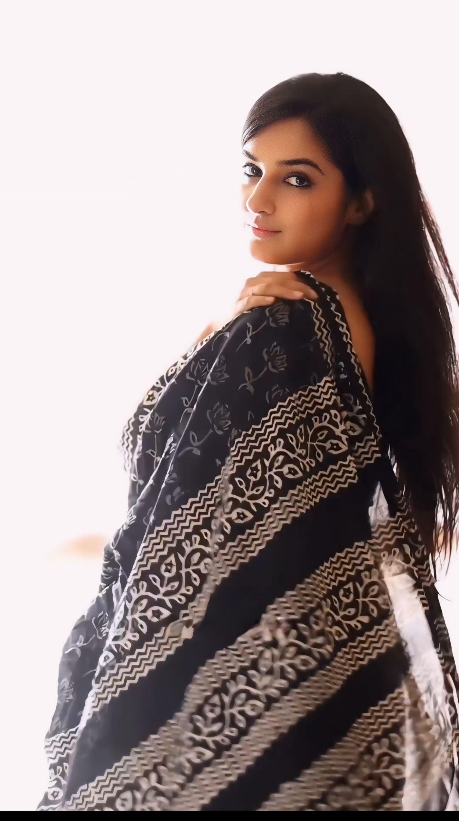 Stylish Black Ready To Wear Cotton Saree with Weaving Design