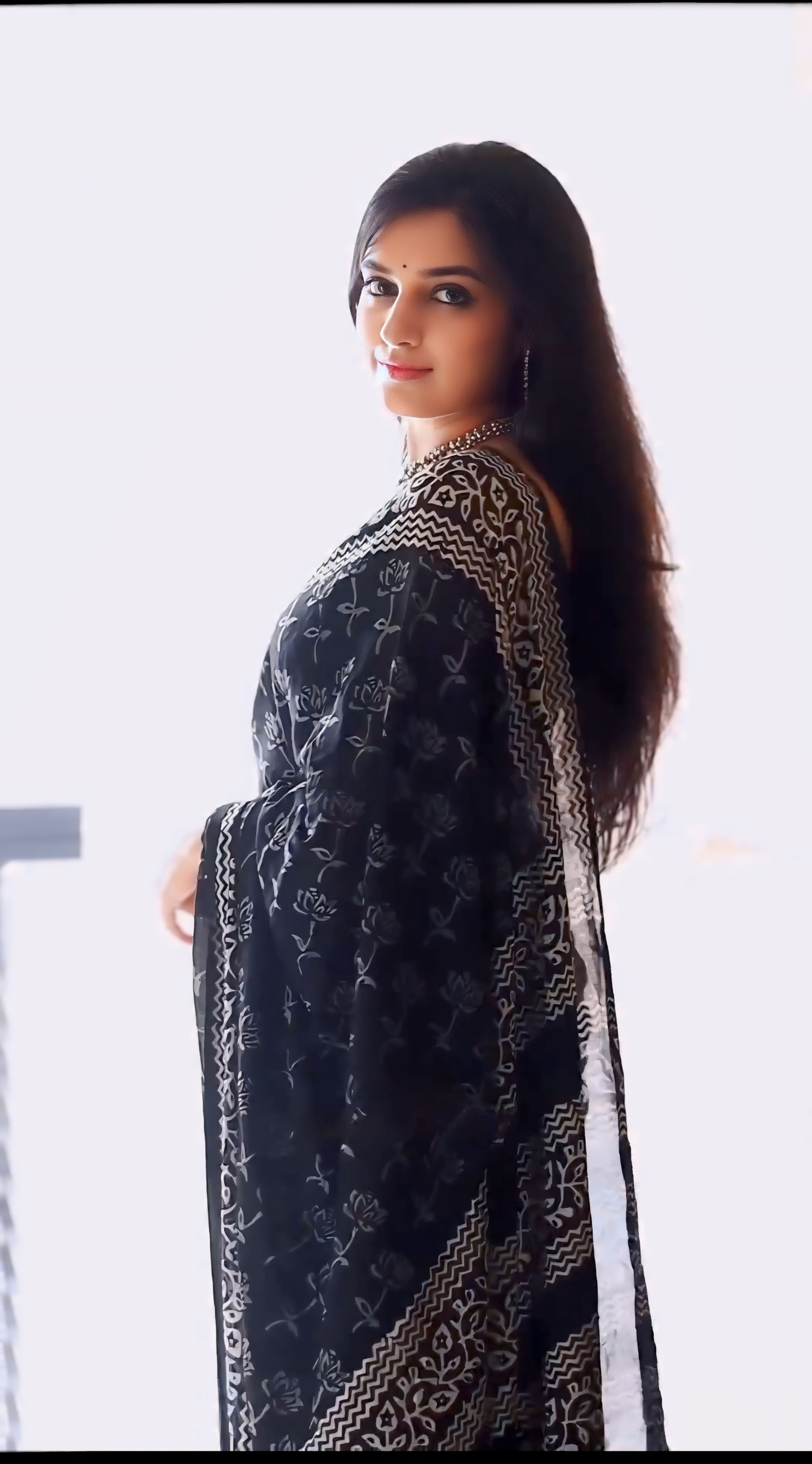 Stylish Black Ready To Wear Cotton Saree with Weaving Design