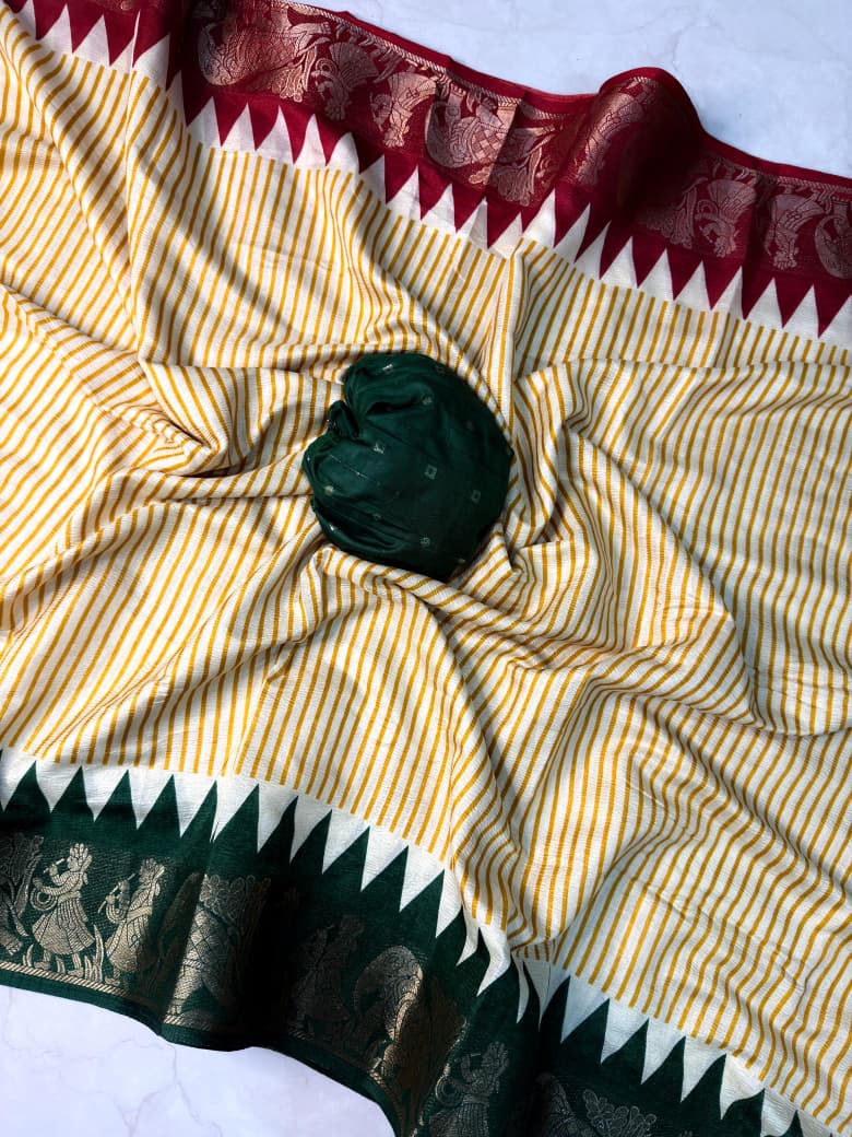 Dola Silk Crepe Crushed Lehariya Saree Collection