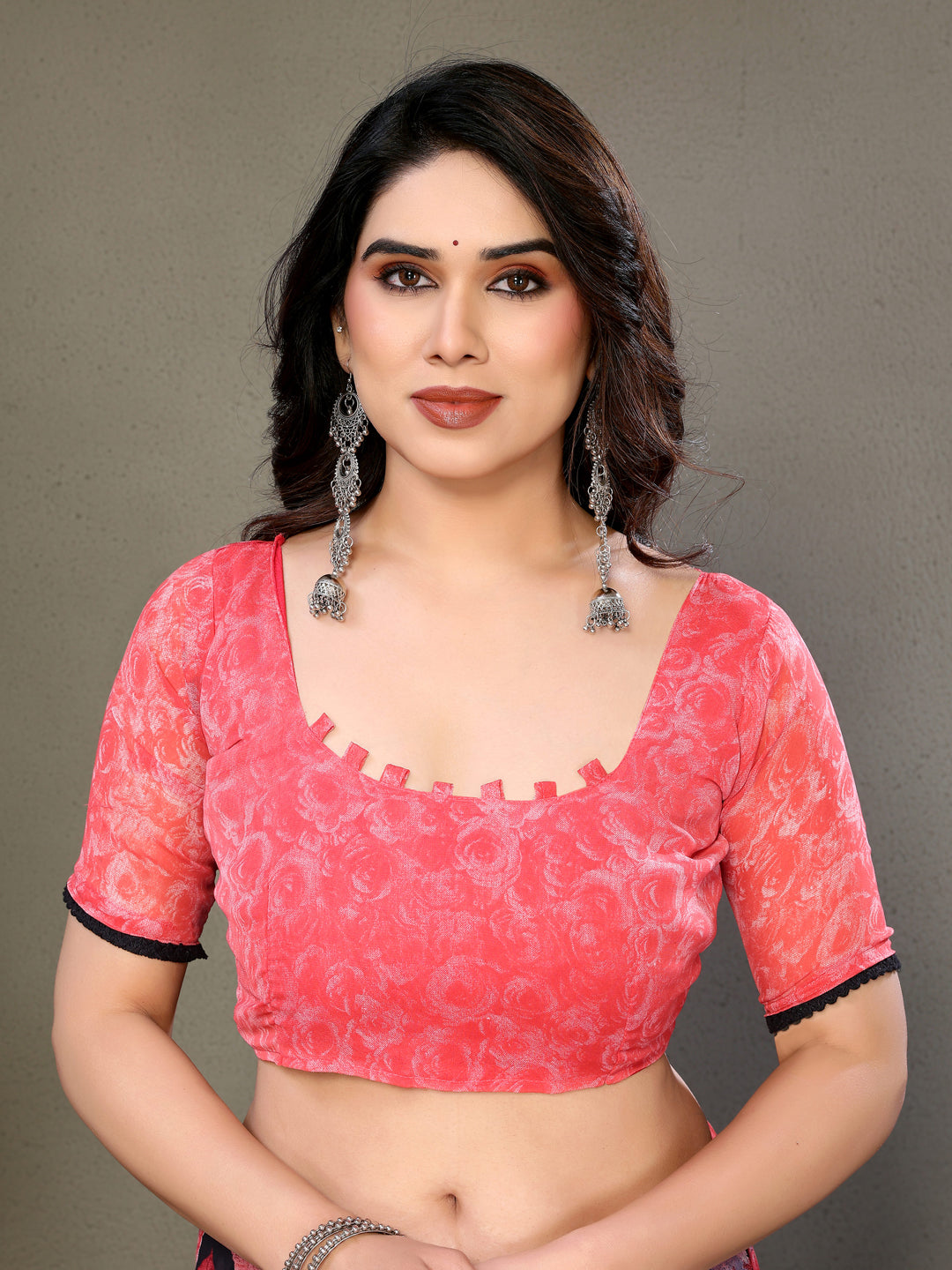 Smooth Chiffon Saree with Blouse