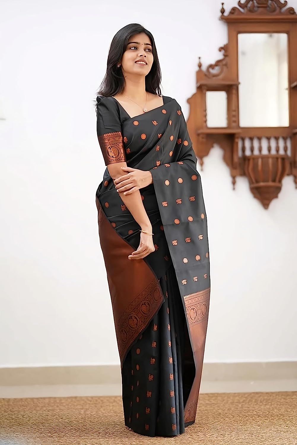Banarasi Soft Silk Saree with Elegant Zari Work