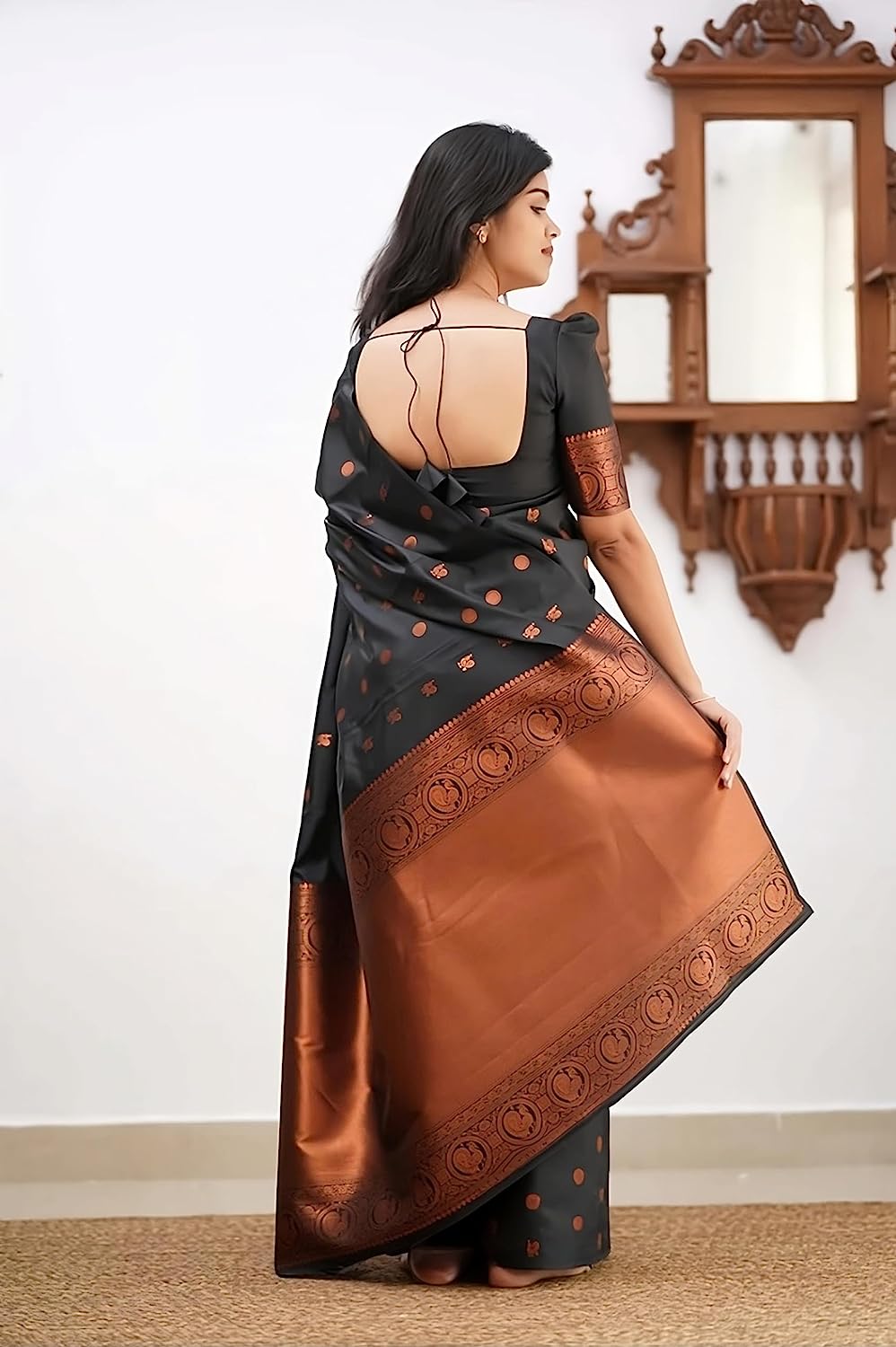 Banarasi Soft Silk Saree with Elegant Zari Work