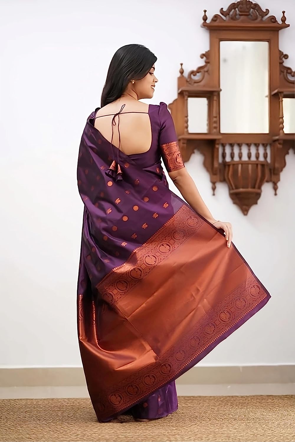 Banarasi Soft Silk Saree with Elegant Zari Work