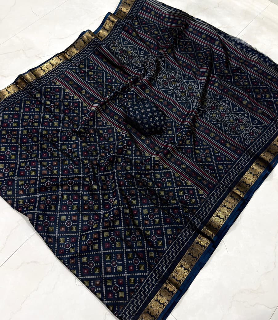 New Kalamkari Dola Silk Saree Collection