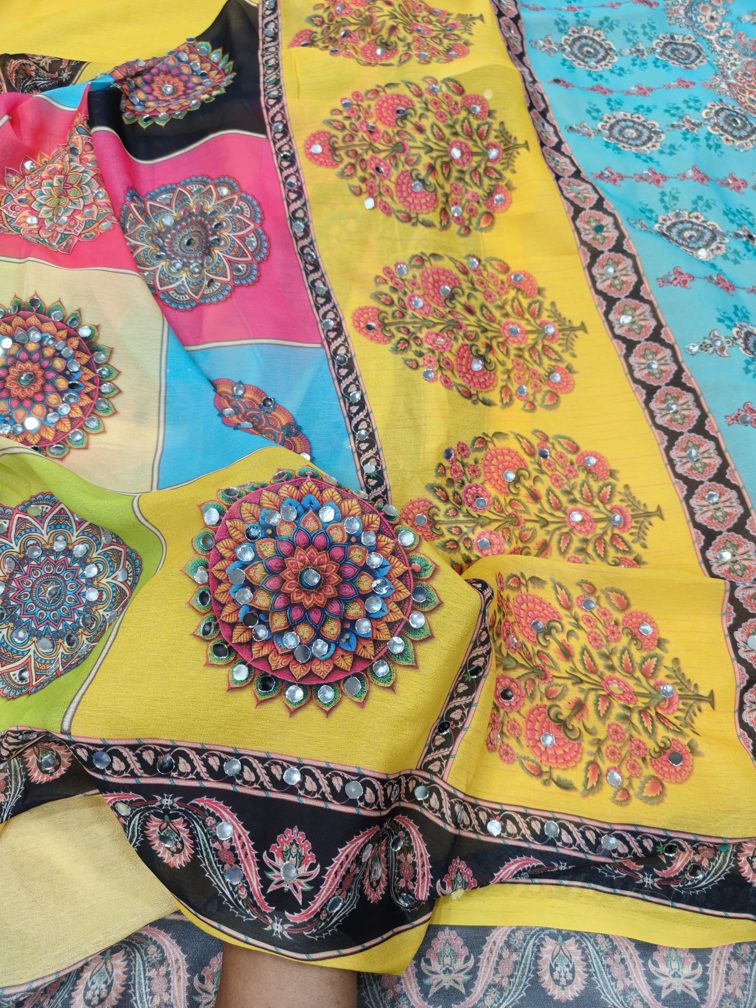 New Arrival Marshmellow Georgette Saree