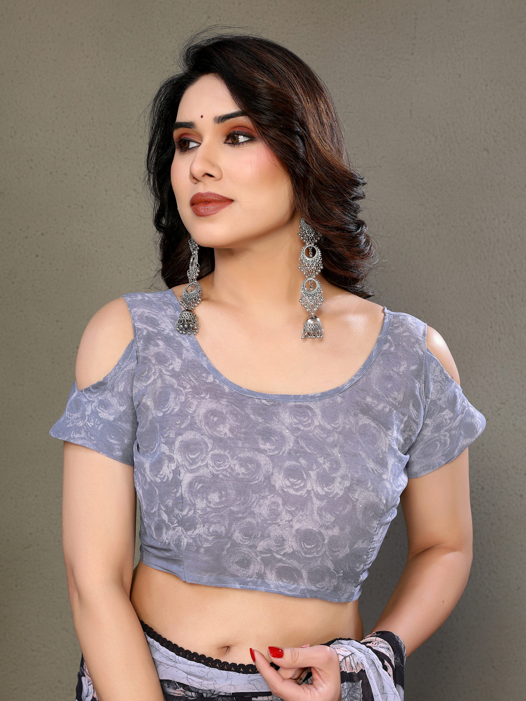 Smooth Chiffon Saree with Blouse
