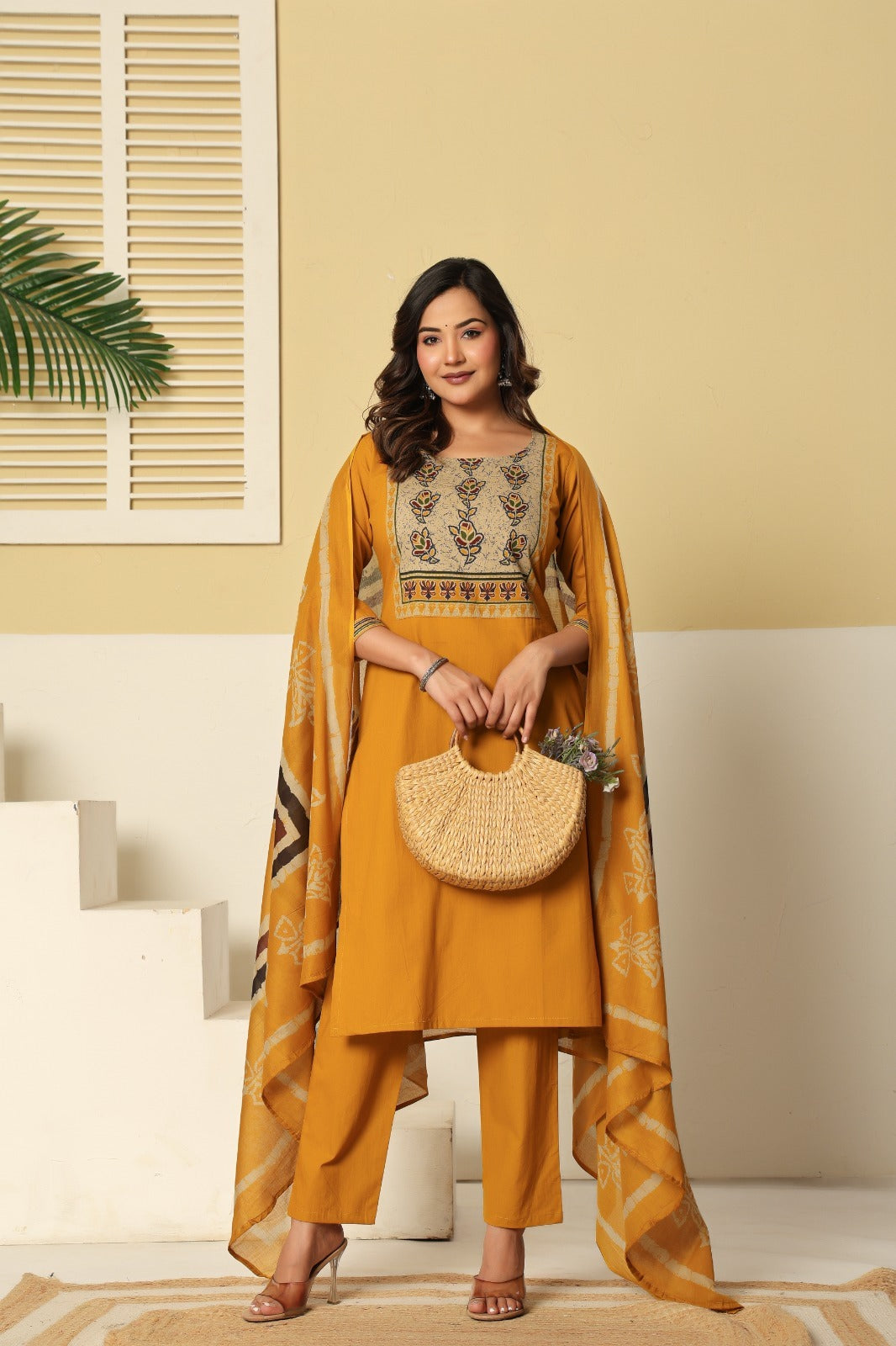 New Superb Catalog Launch Premium Dhabu Cotton Kurti Set