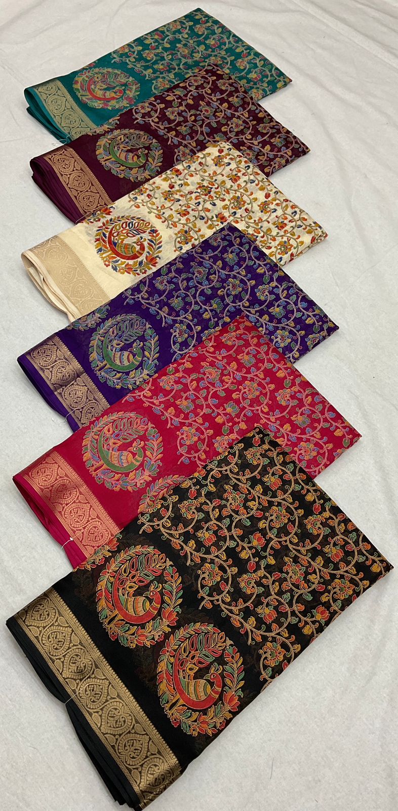 New Ajrakh Jacquard Weaving Saree Collection