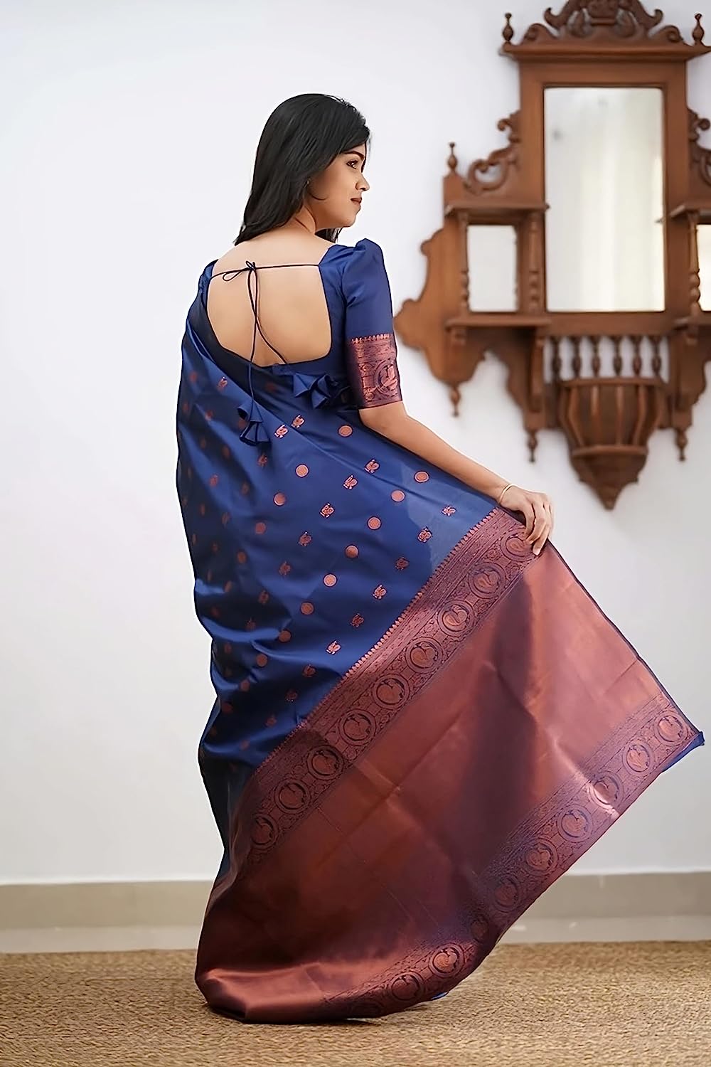 Banarasi Soft Silk Saree with Elegant Zari Work