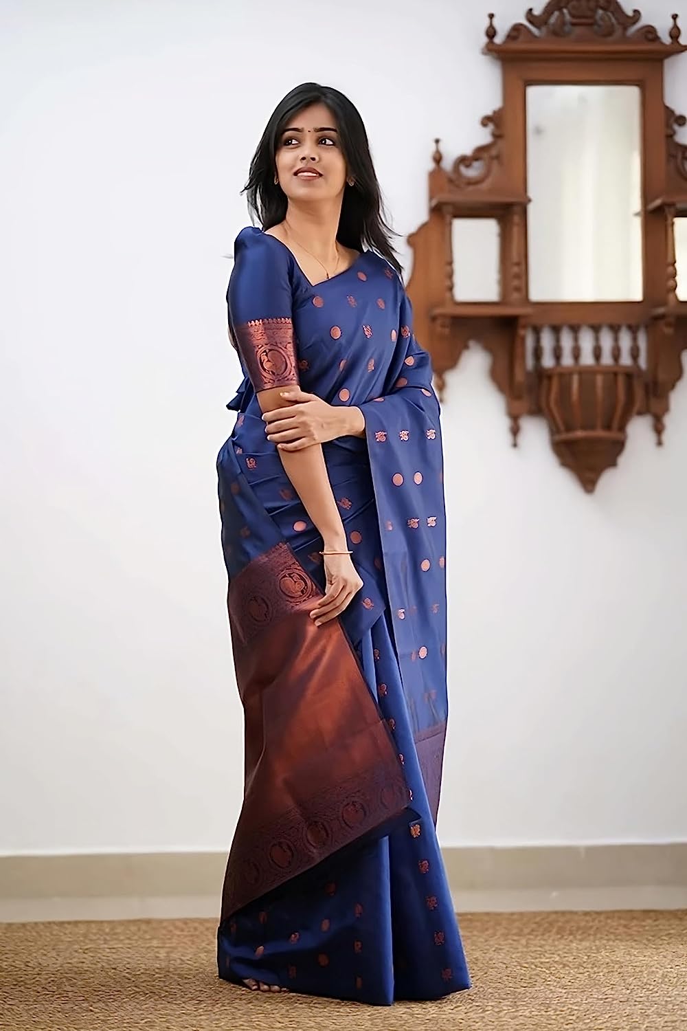 Banarasi Soft Silk Saree with Elegant Zari Work