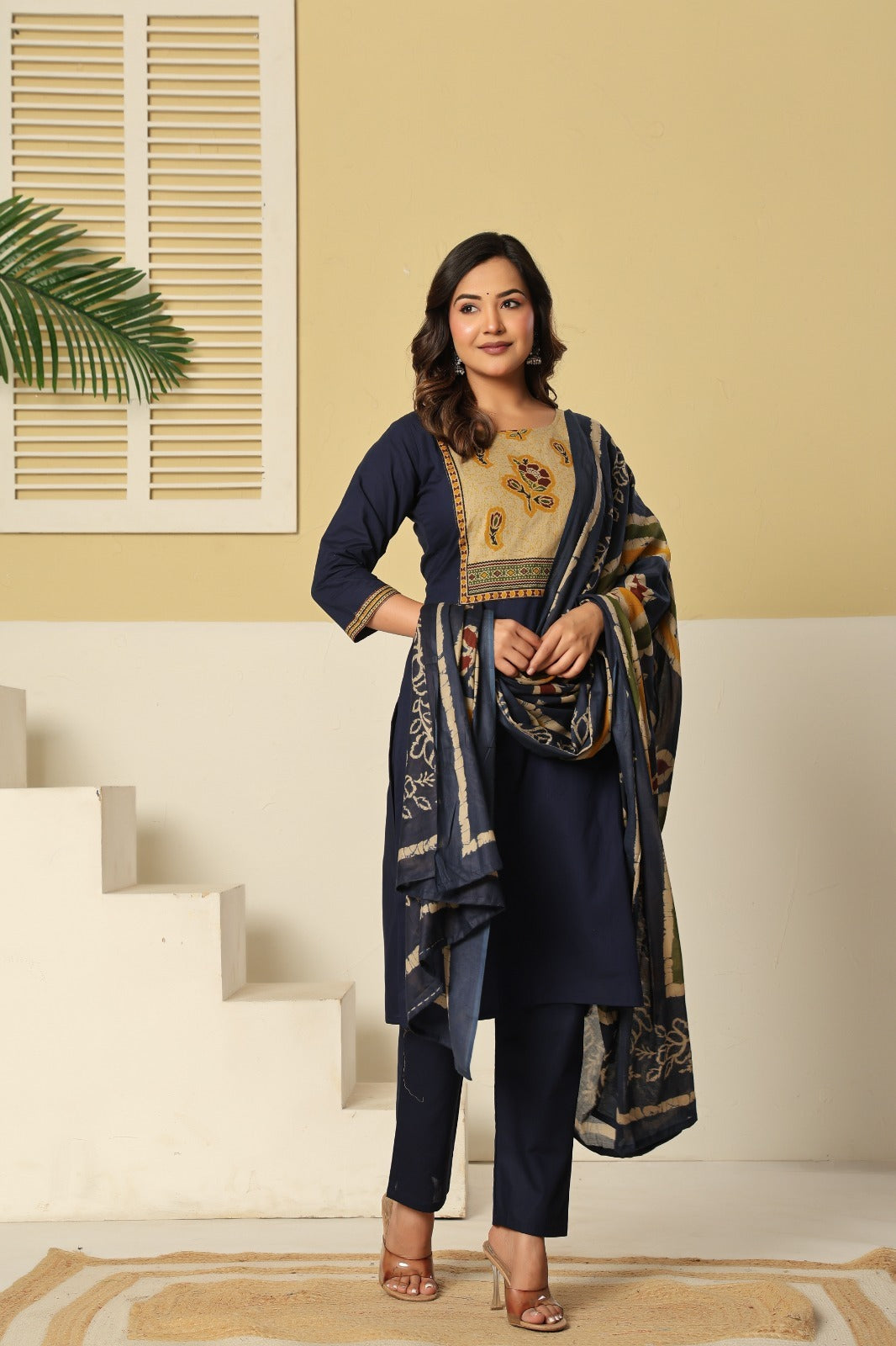 New Superb Catalog Launch Premium Dhabu Cotton Kurti Set