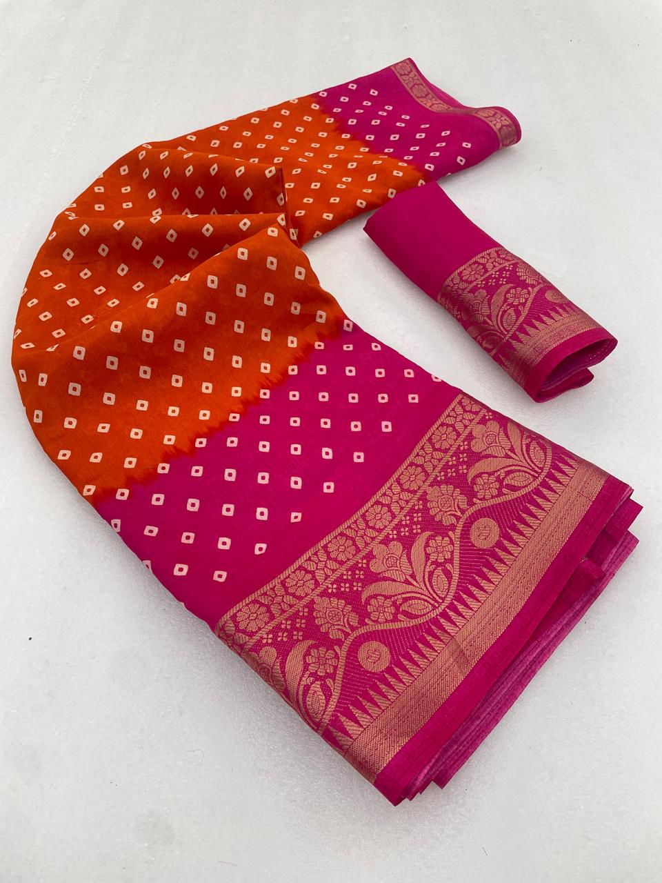 Classic Dola Silk Kalamkari Printed Saree