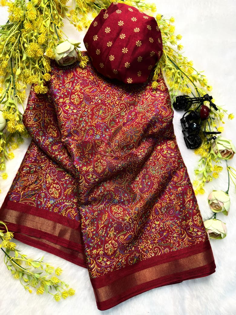 Kashmiri Cotton Silk Saree Collection