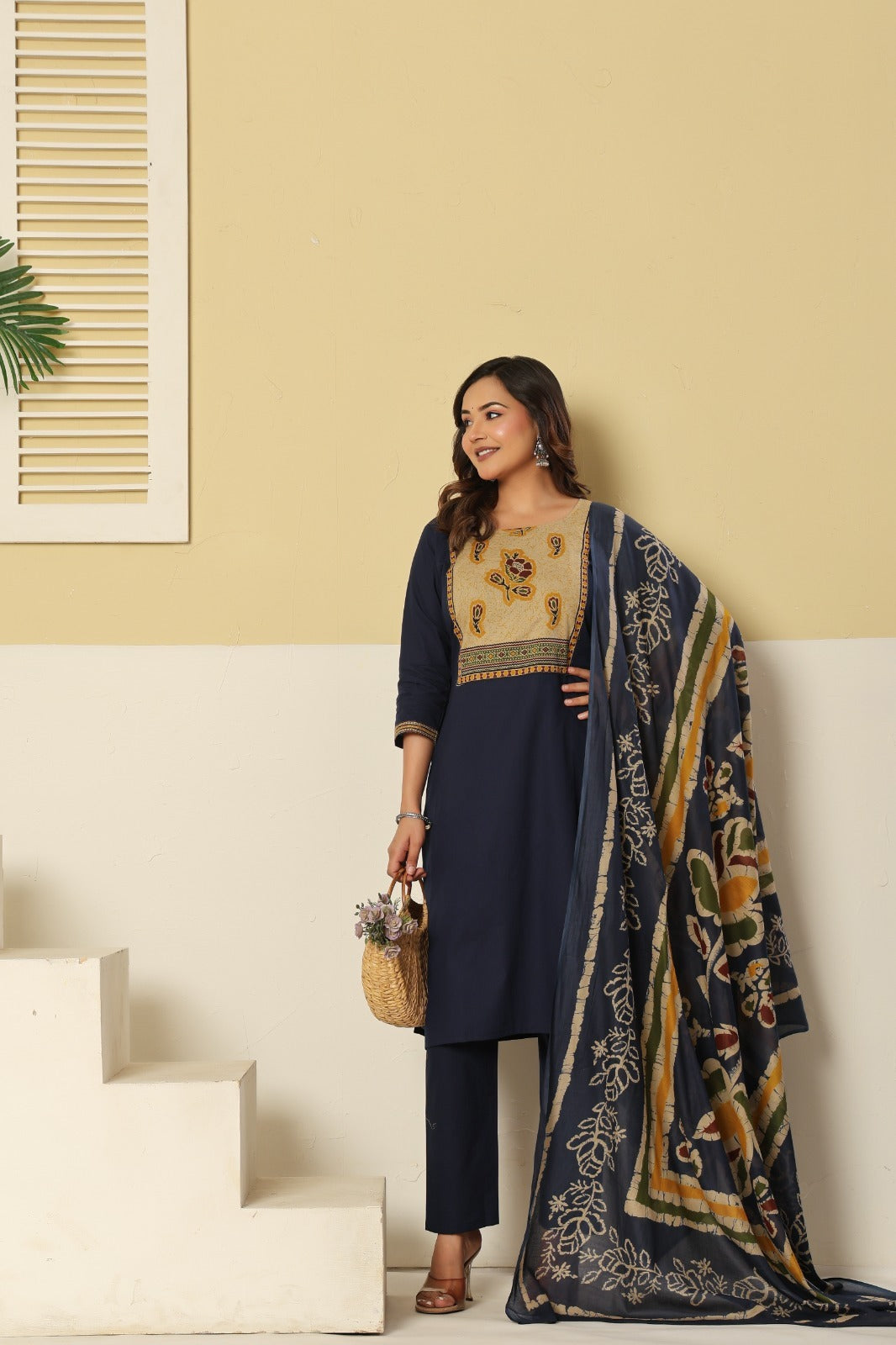 New Superb Catalog Launch Premium Dhabu Cotton Kurti Set
