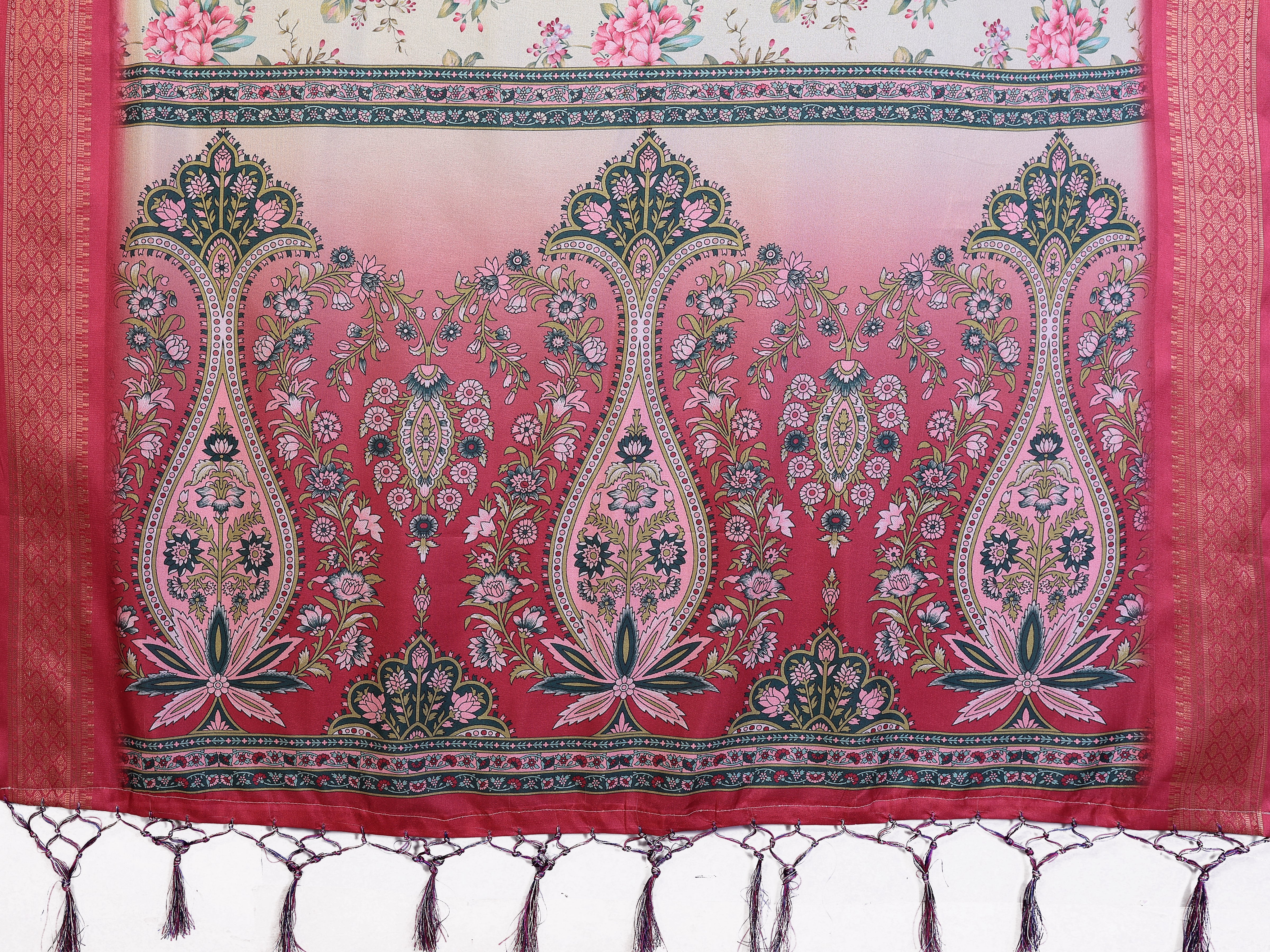 Heavy Rich Cotton Silk Digital Print Saree