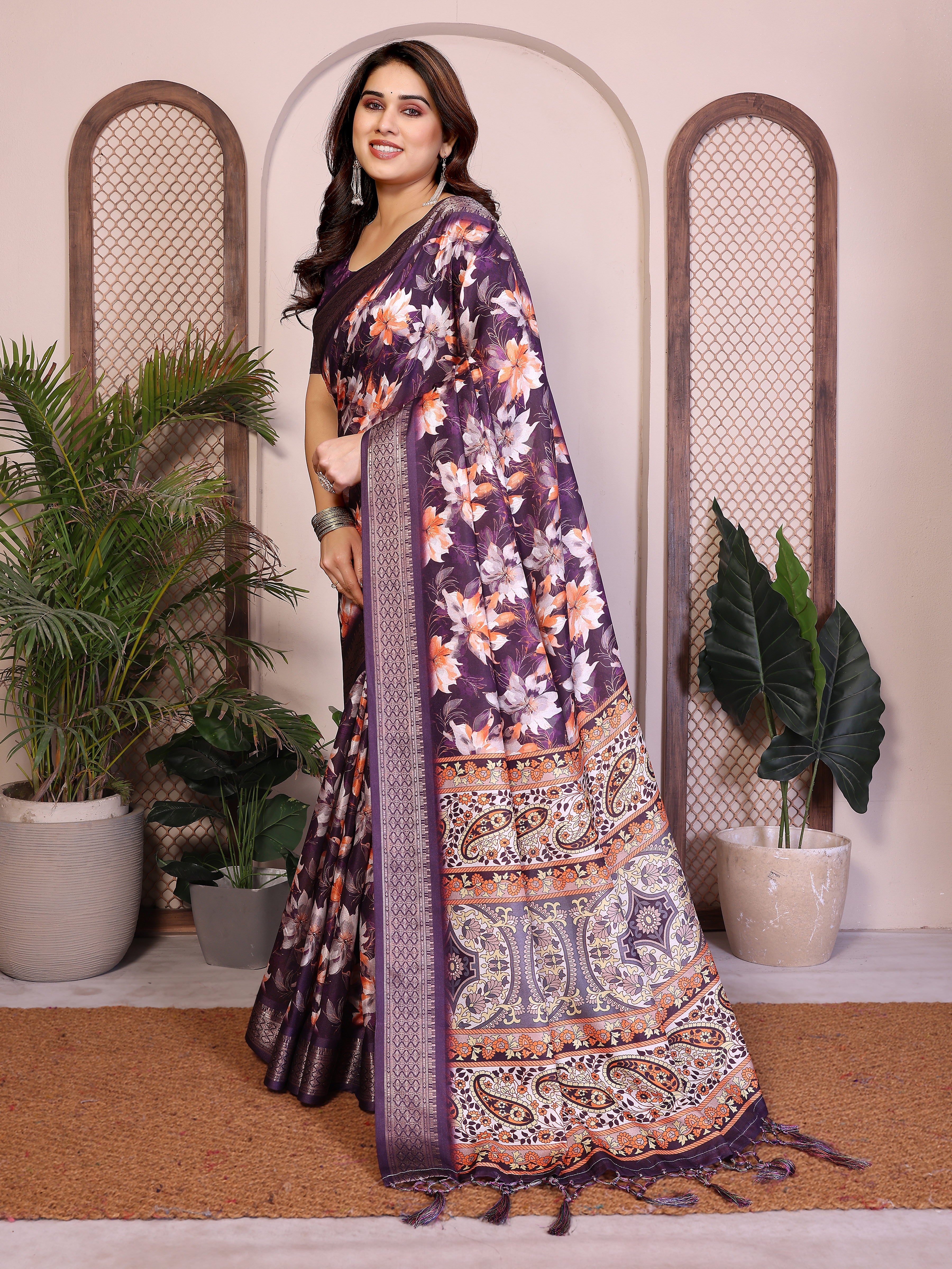 Heavy Rich Cotton Silk Saree