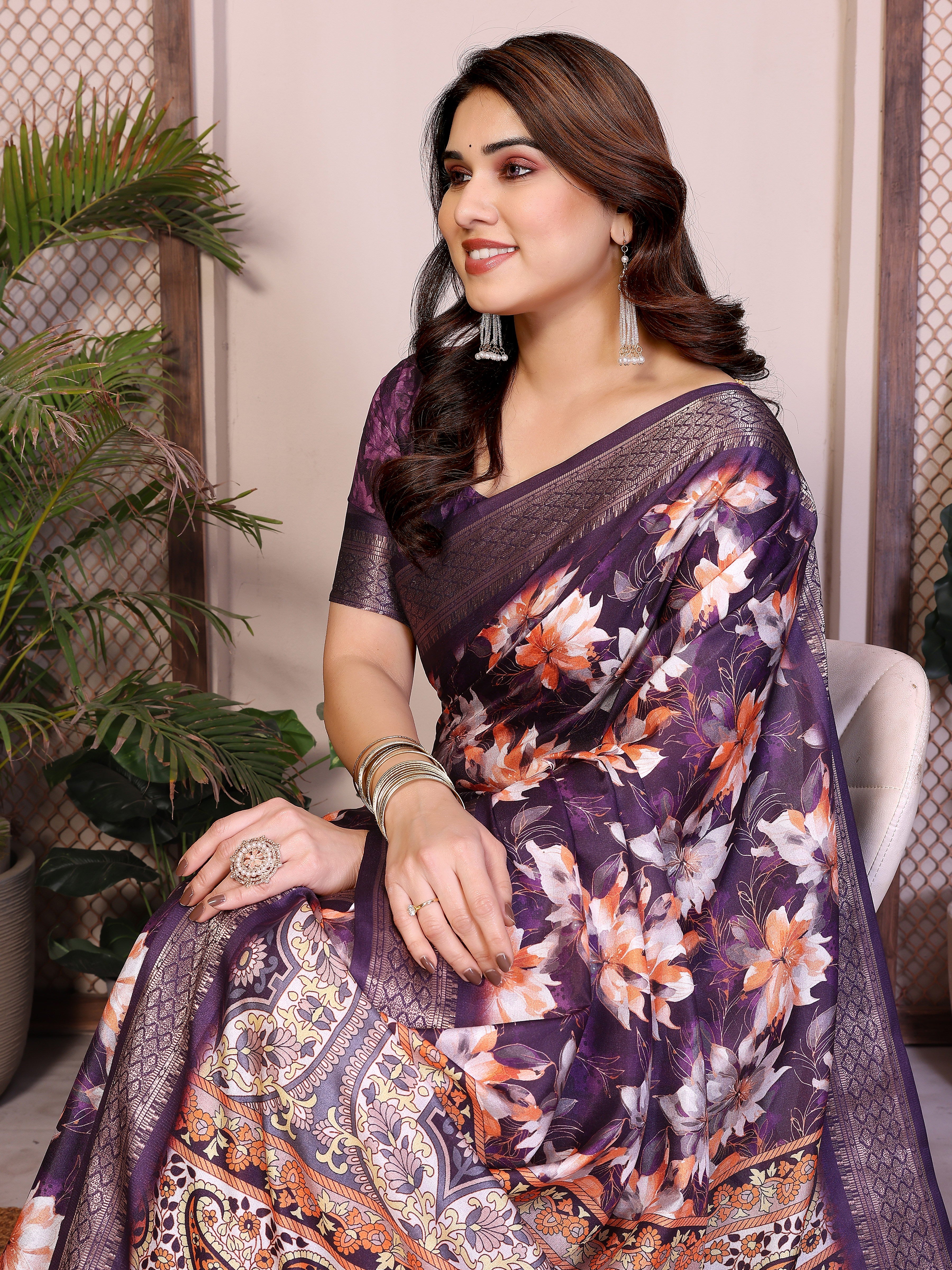 Heavy Rich Cotton Silk Saree