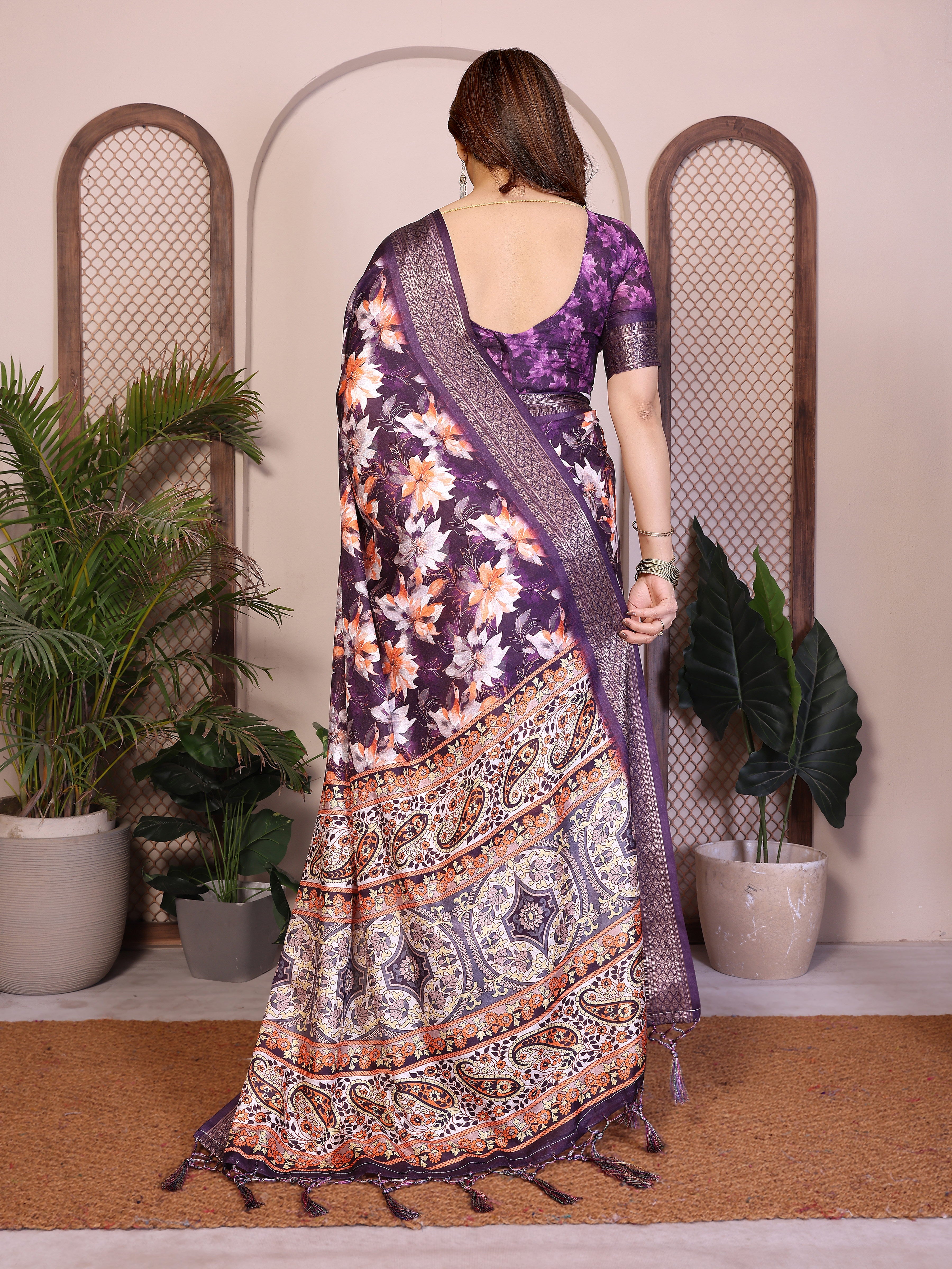 Heavy Rich Cotton Silk Saree