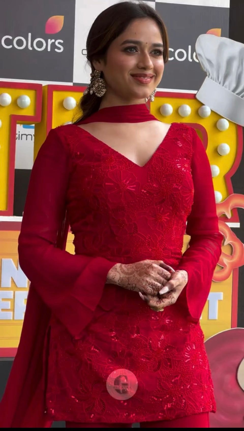 Designer Party Wear Top Palazzo Set with Dupatta