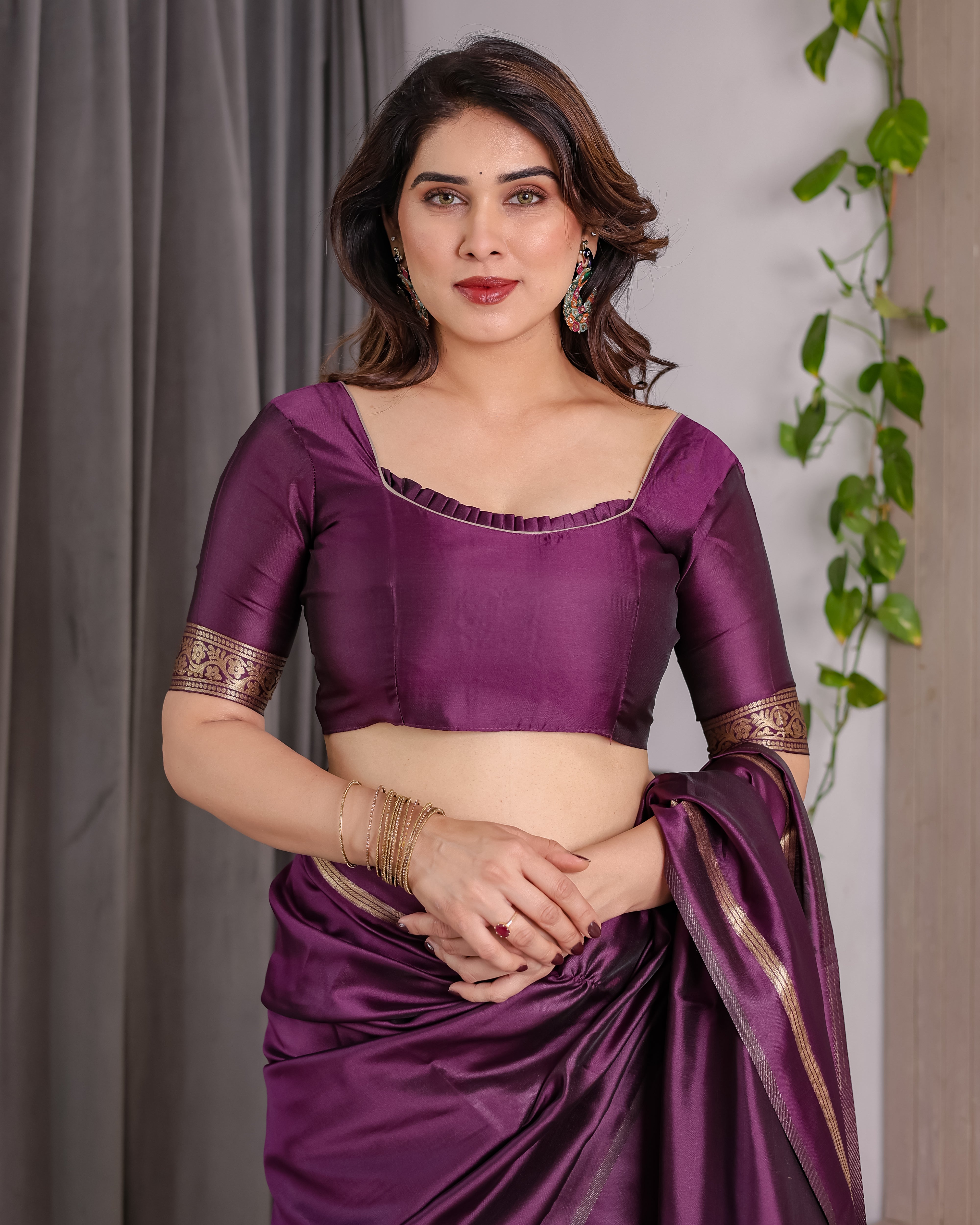Soft Lichi Silk Zari Woven Festive Saree – Royal Colour Collection