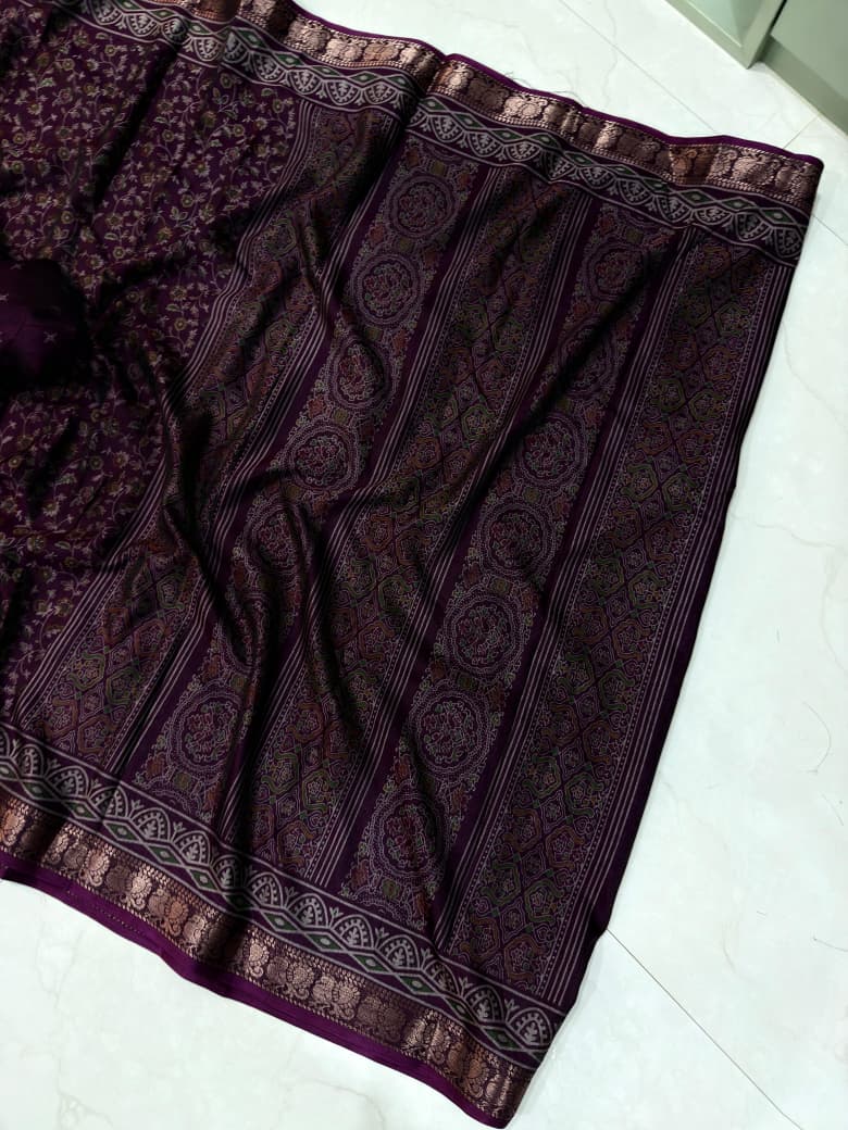 New Kalamkari Dola Silk Saree Collection