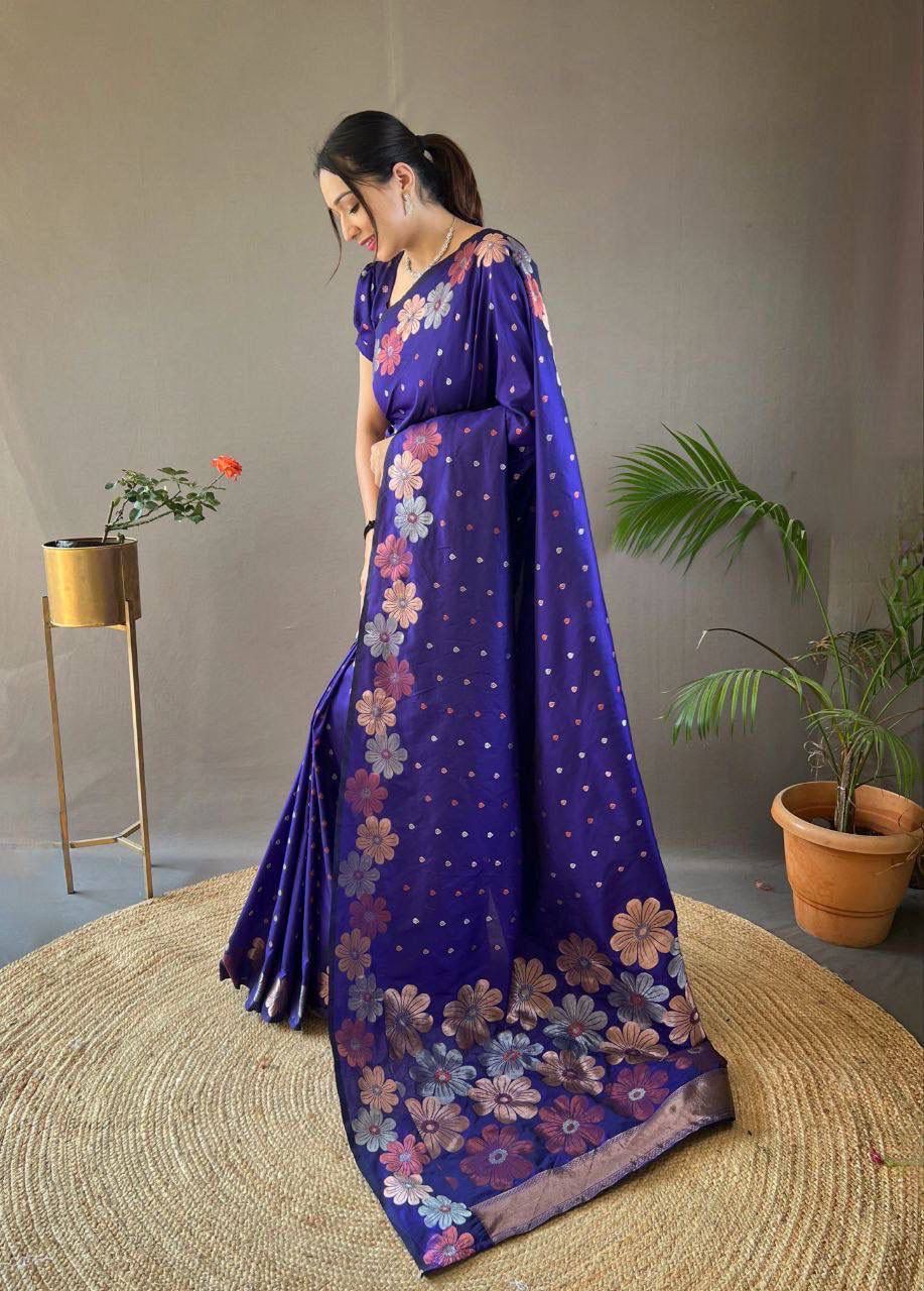 Soft Lichi Silk Saree