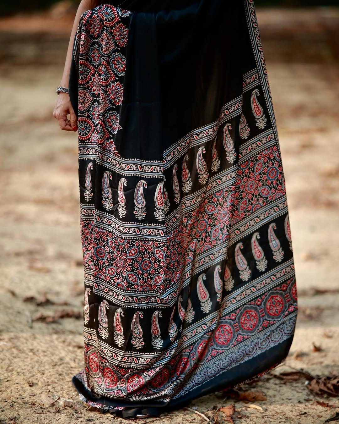 Ready-to-Wear Mul Cotton Silk Saree with Pocket