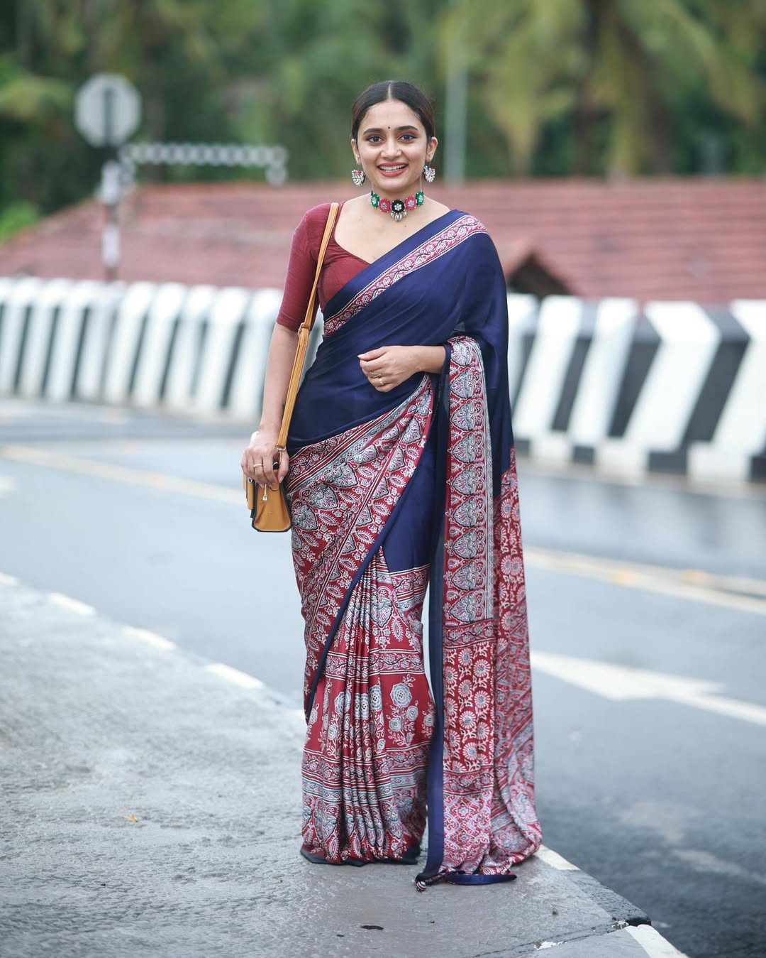 ready-to-wear Mul Cotton Silk Saree with pocket