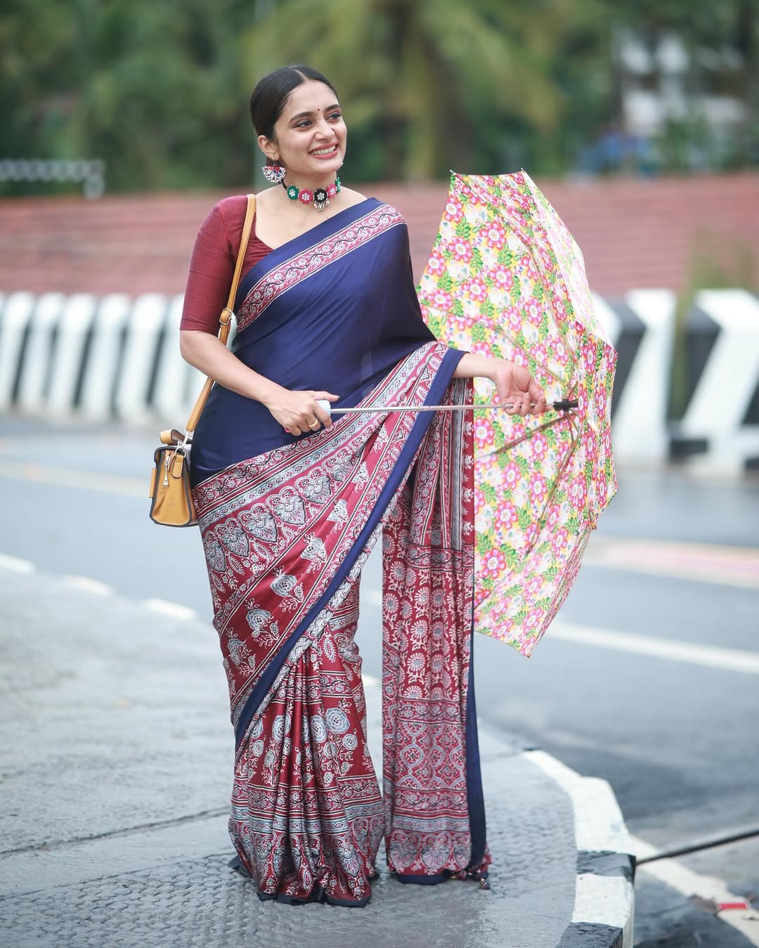 ready-to-wear Mul Cotton Silk Saree with pocket