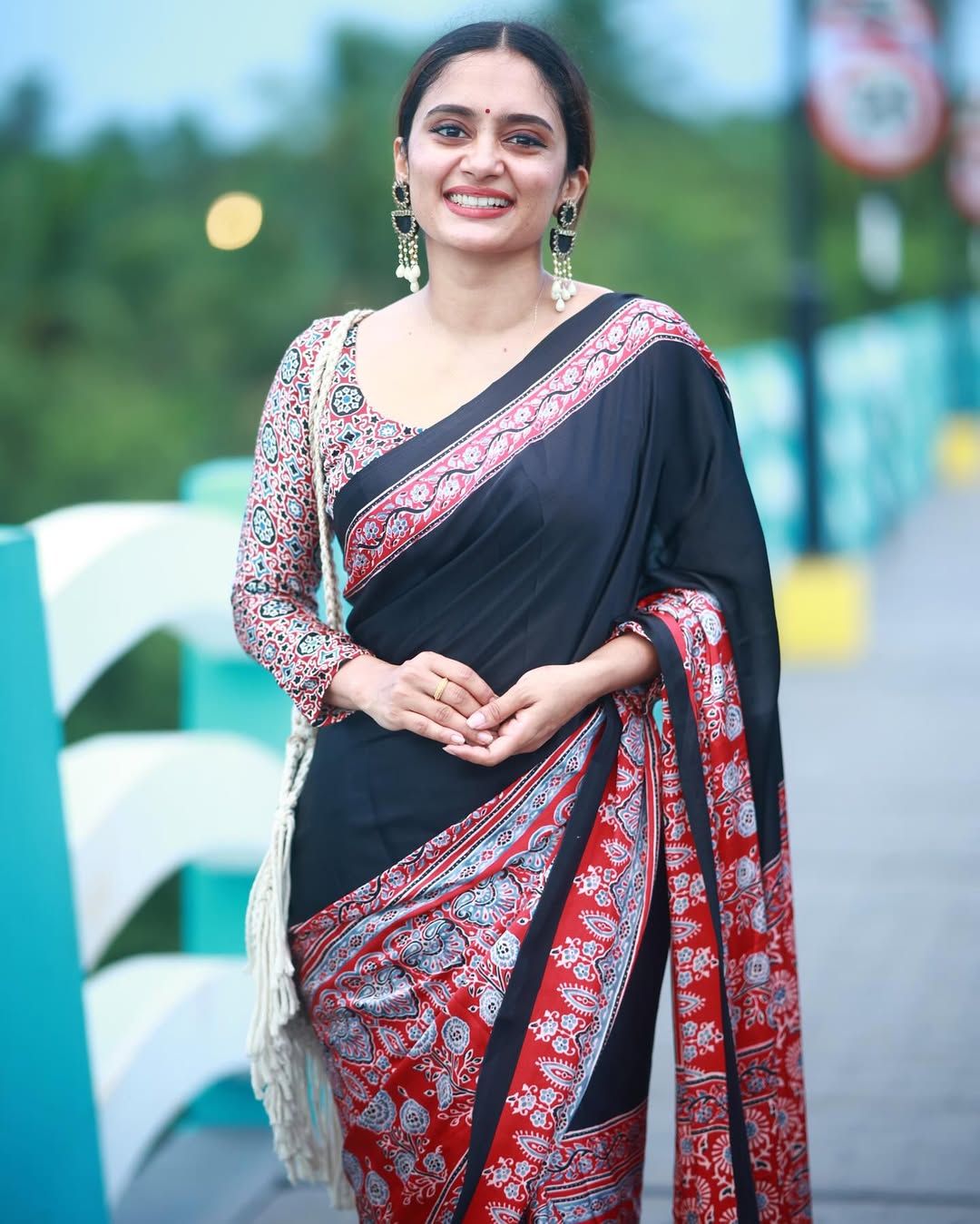 ready-to-wear Mul Cotton Silk Saree with pocket