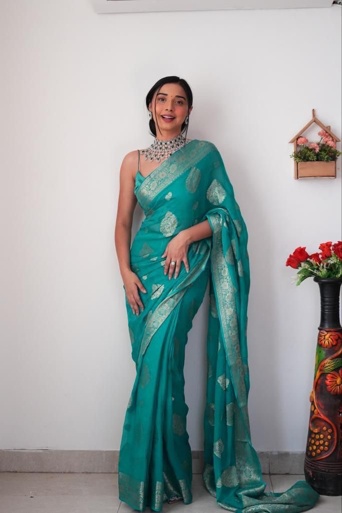Ready-to-Wear 1-Minute Saree – Effortless Elegance by LOTUSVASTRA