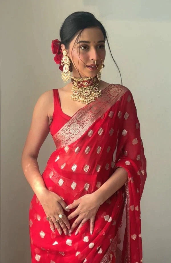 Ready-to-Wear 1-Minute Cotton Silk Saree