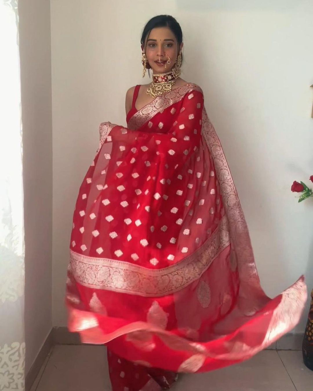 Ready-to-Wear 1-Minute Cotton Silk Saree