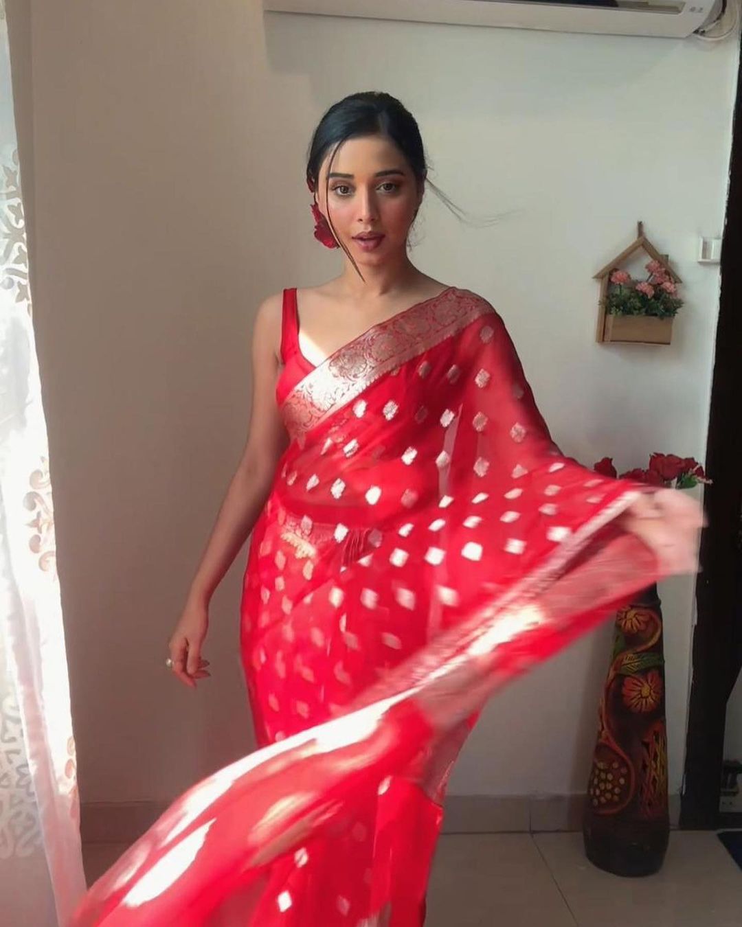 Ready-to-Wear 1-Minute Cotton Silk Saree