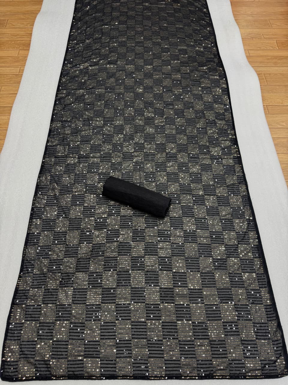 New Bollywood BlockBuster Sanya Malhotra SEQUINS Design Launching