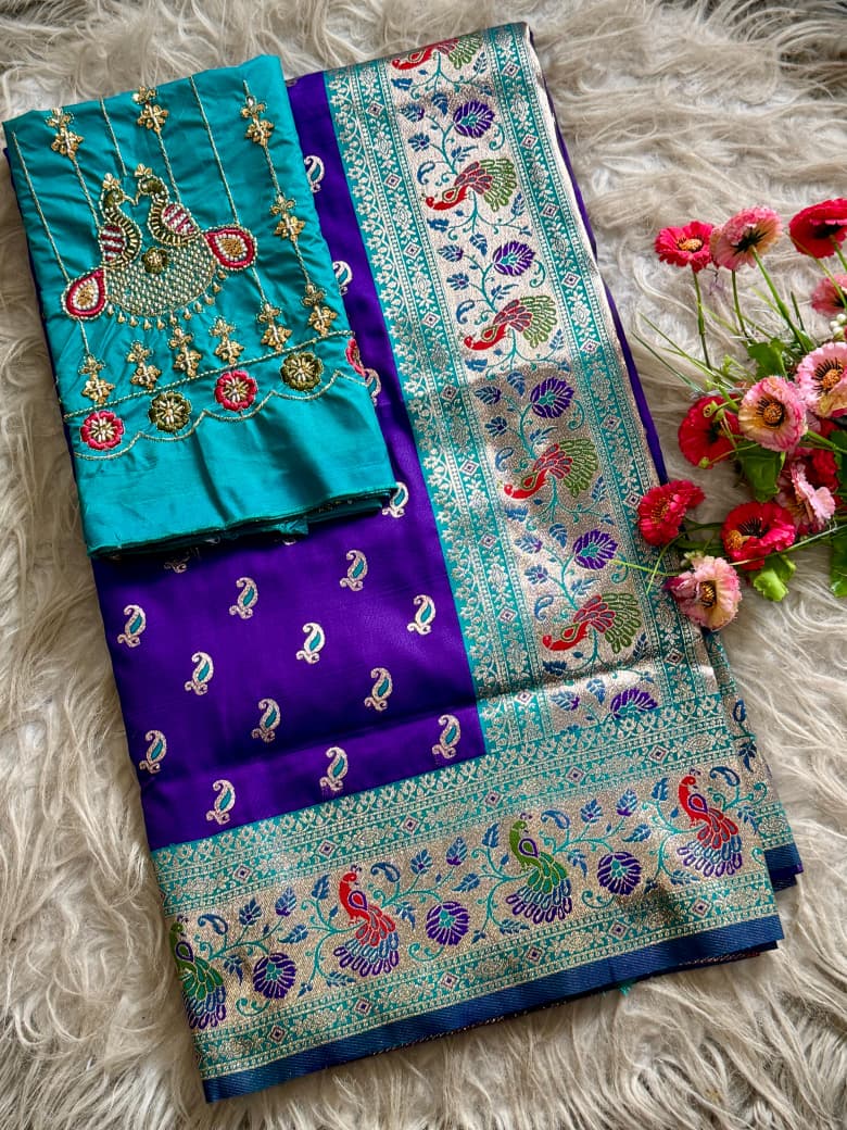 Contrast Kalanjali Paithani  Super Hit New Catalogue Launch