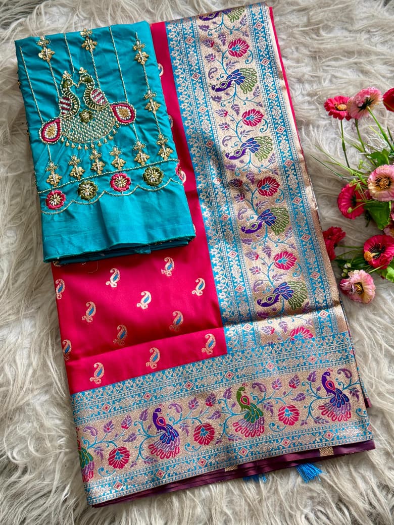 Contrast Kalanjali Paithani  Super Hit New Catalogue Launch