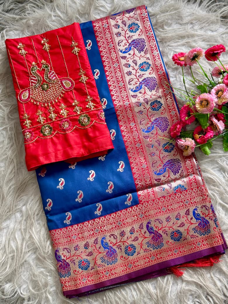 Contrast Kalanjali Paithani  Super Hit New Catalogue Launch