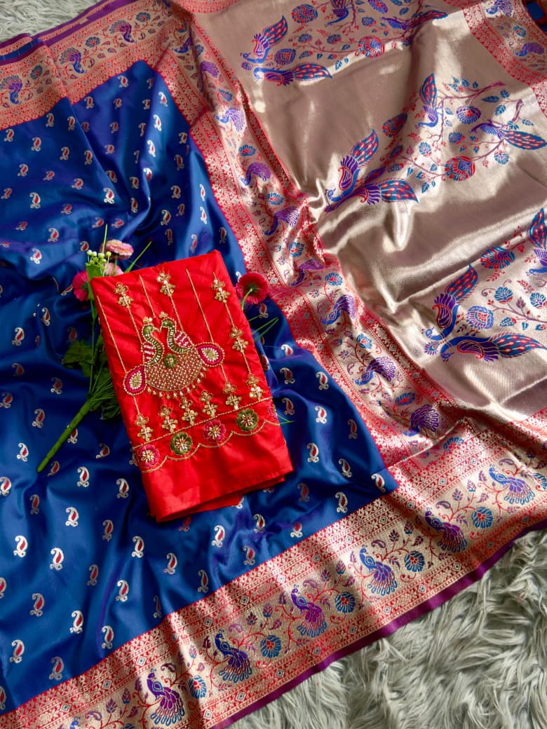 Contrast Kalanjali Paithani  Super Hit New Catalogue Launch