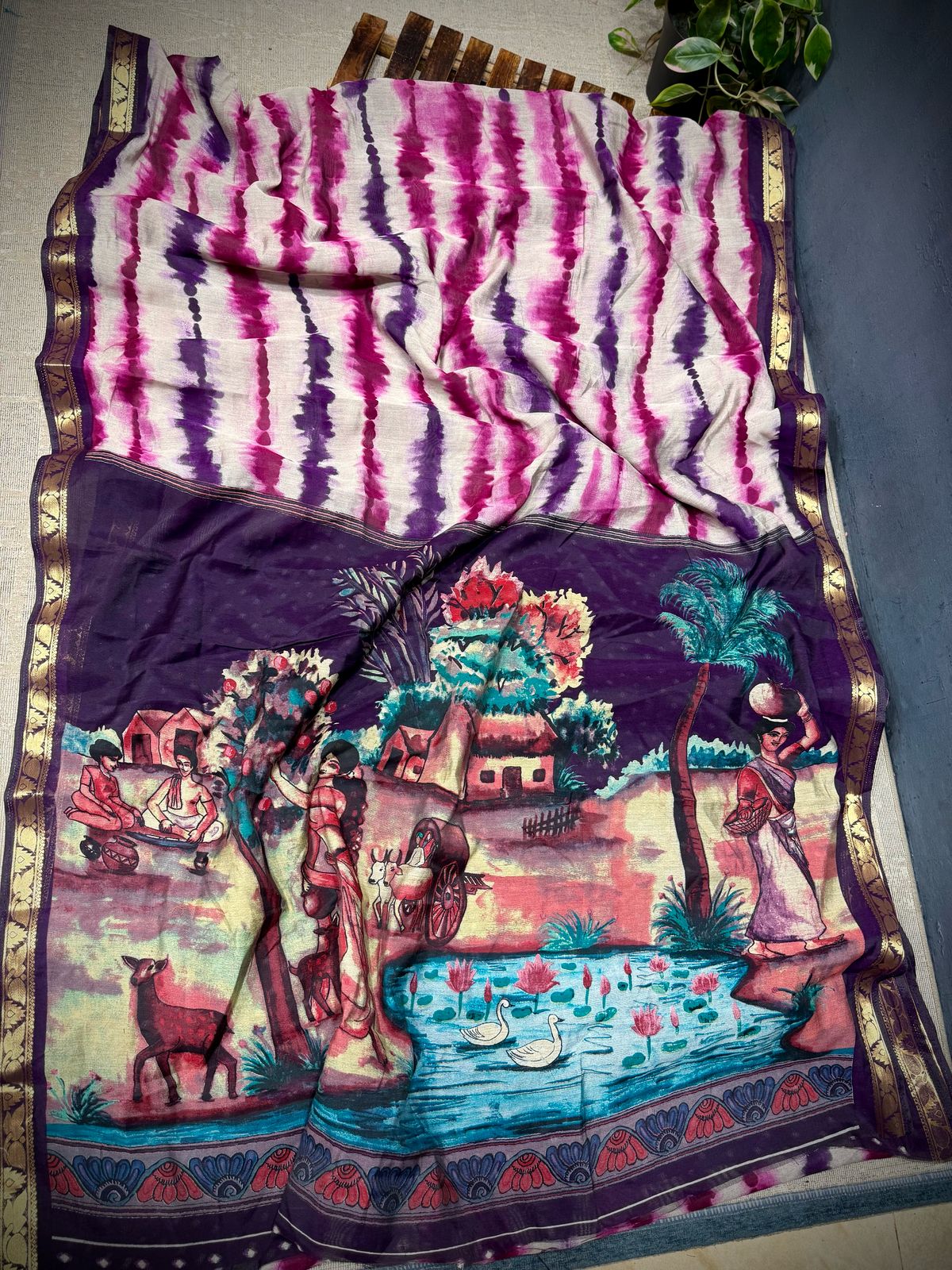 Premium Mangalagiri Silk Saree  Super Hit Collection