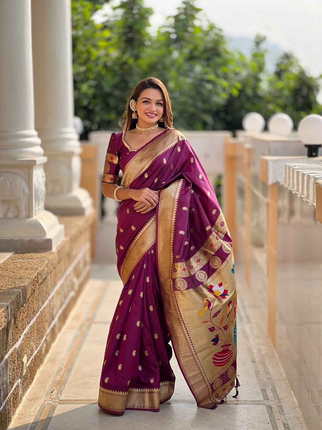 raditional Weaves Modern Royalty SAREE