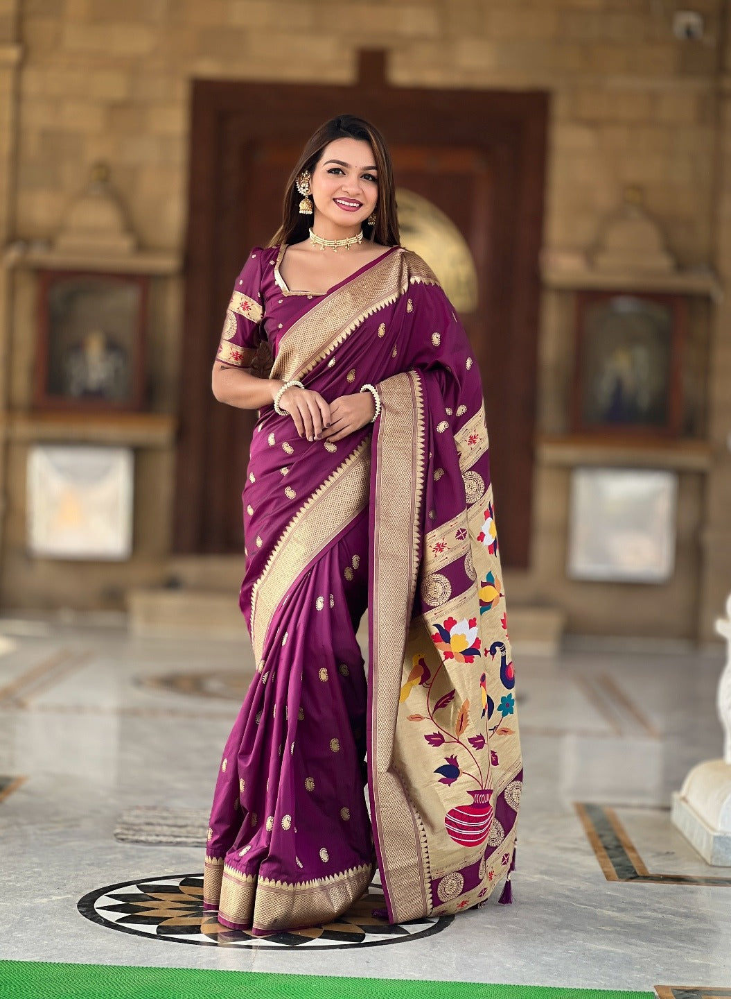 raditional Weaves Modern Royalty SAREE