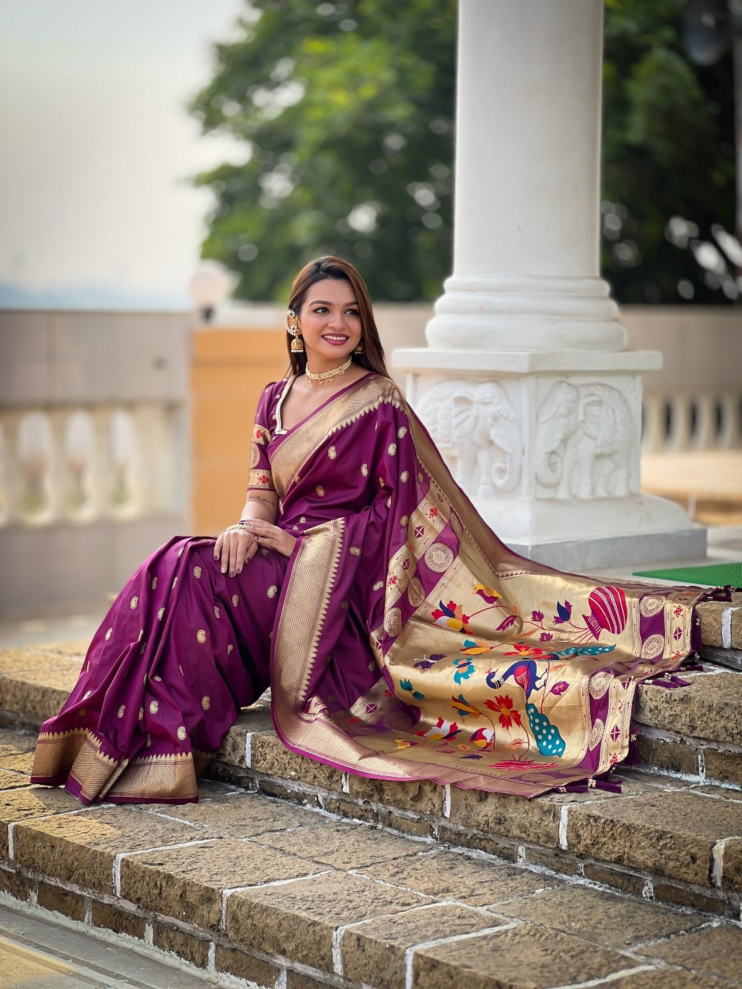 raditional Weaves Modern Royalty SAREE