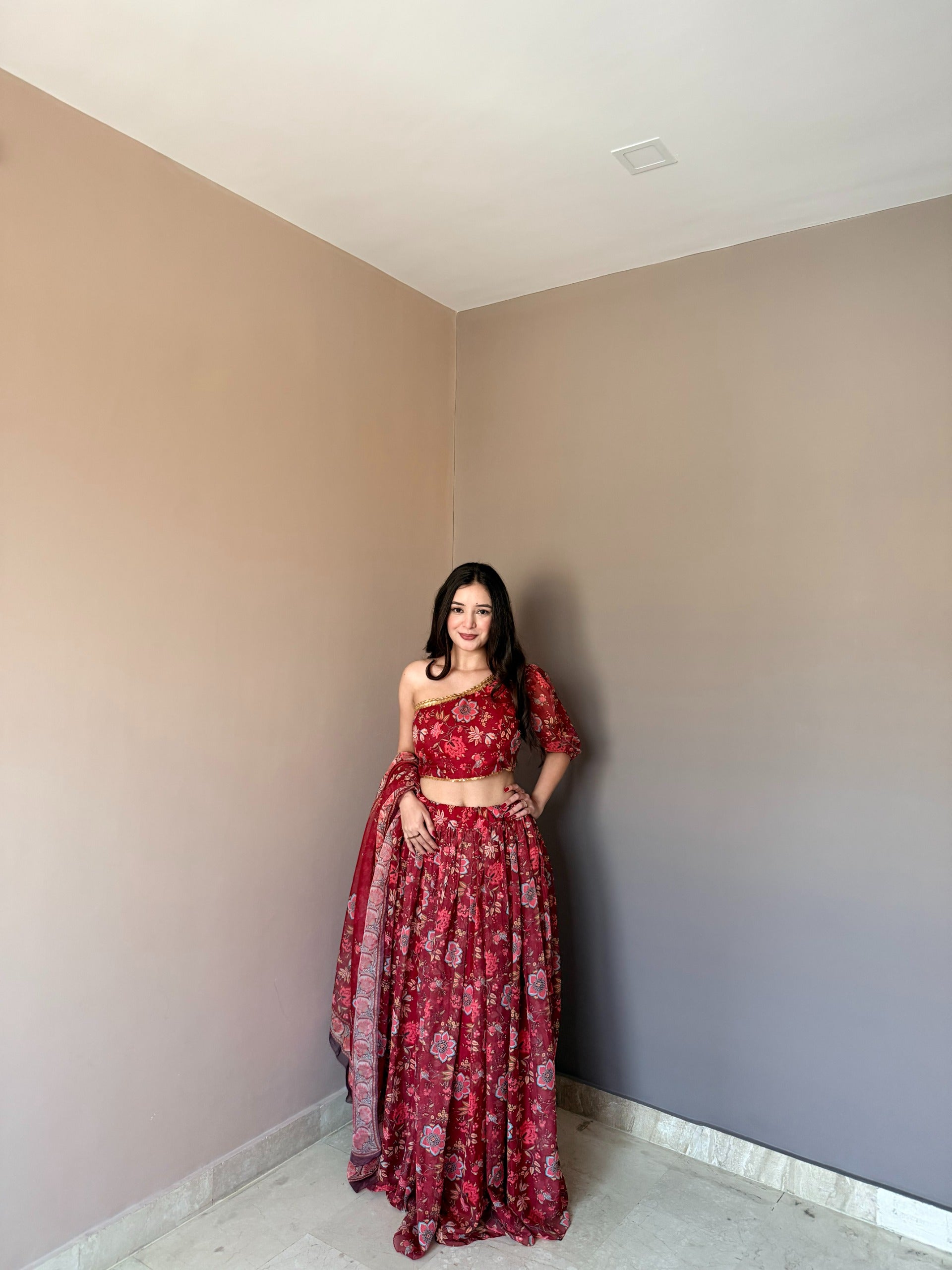 Floral Elegance Lehenga Set Ready to Shine