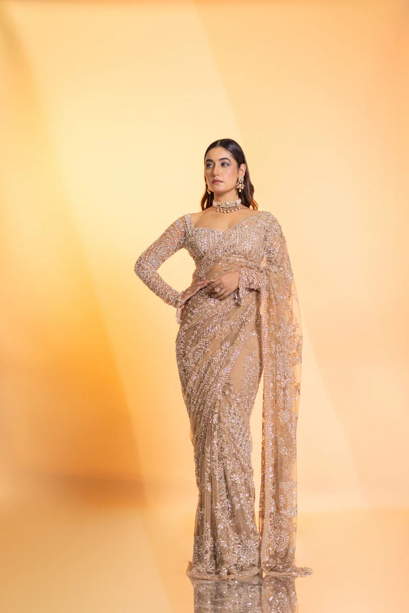Bollywood Blockbuster Sequins Designer Saree
