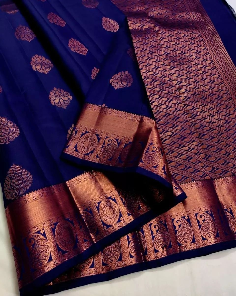 Banarasi Soft Silk Zari Woven Jacquard Saree